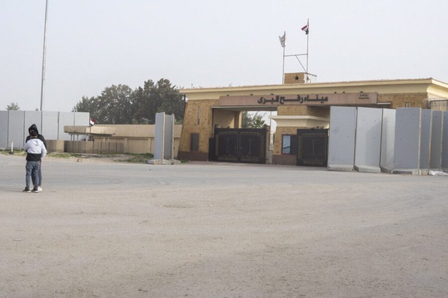 Rafacho perėja tarp Egipto ir Gazos Ruožo iš dalies vėl atidaryta. EPA-ELTA