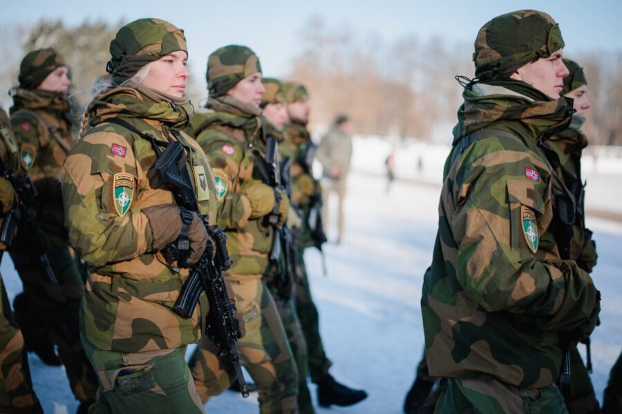 NATO Daugianacionalinės kovinės grupės integracijos ir vadovavimo Vokietijos 45-ajai brigadai „Lietuva“ perdavimo ceremonija. ELTA / Josvydas Elinskas