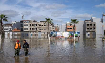 Dėl prastų oro sąlygų Maroke evakuota 140 tūkst. žmonių. EPA-ELTA