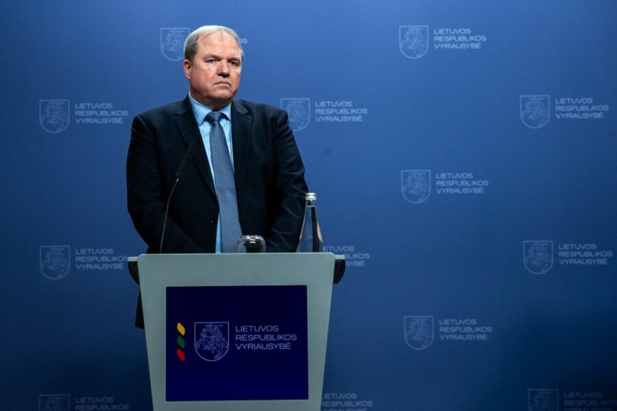 Komentarai Vyriausybėje dėl Lietuvos piliečių esančių Izraelyje ir Irane. ELTA / Orestas Gurevičius