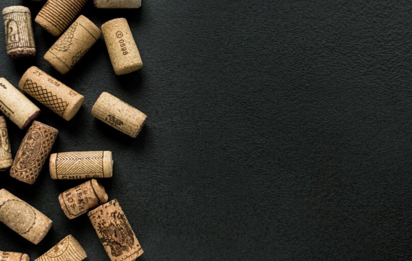 brown wooden blocks on black textile