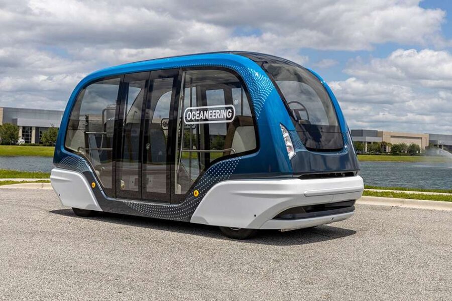 Technologinis proveržis oro uostuose: keleivius jau netrukus vežios autonominiai autobusai