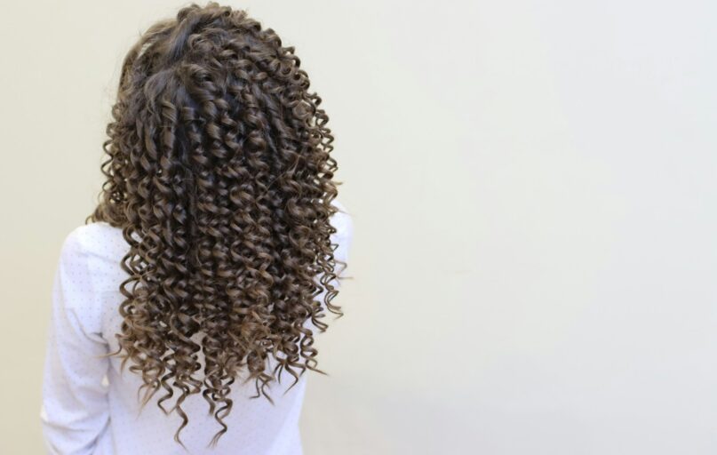 a woman with a large braid