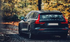 black honda car on road