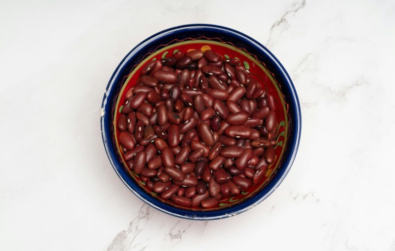 a bowl of coffee beans