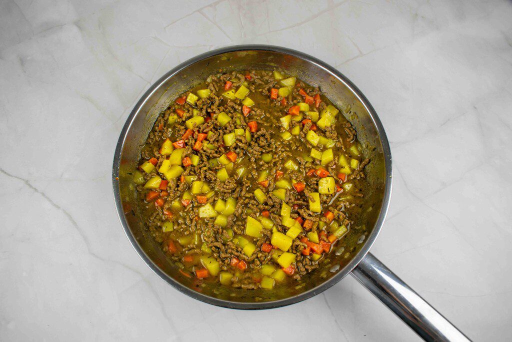 Maltos mėsos pyragėliai. Įdaras