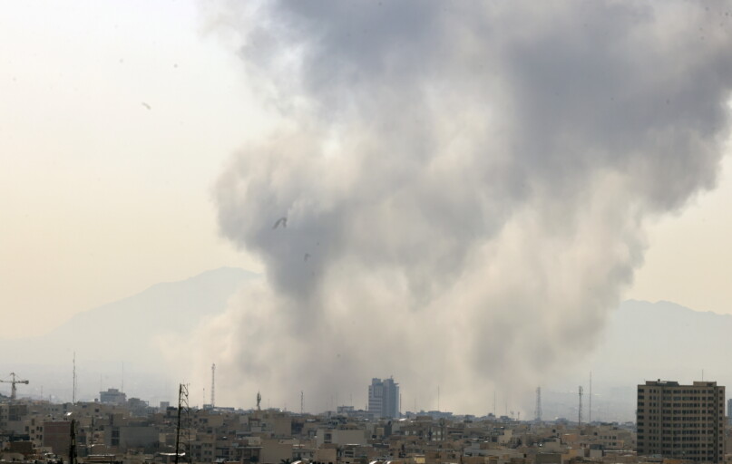 Izraelis ir JAV smogė Iranui. EPA-ELTA