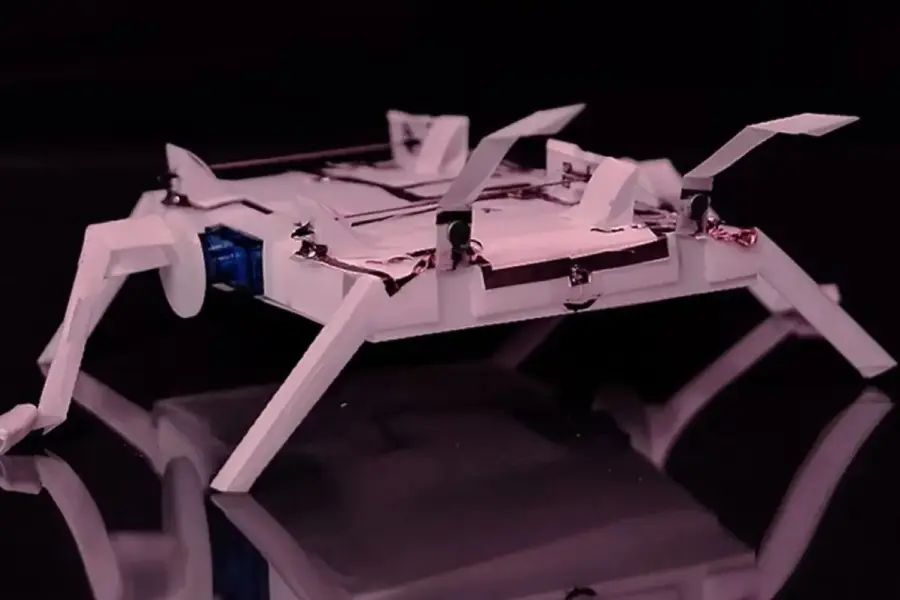 Dydis kaip vabalo, bet stebina visus: šis robotas pakelia net 1700 kartų sunkesnį svorį