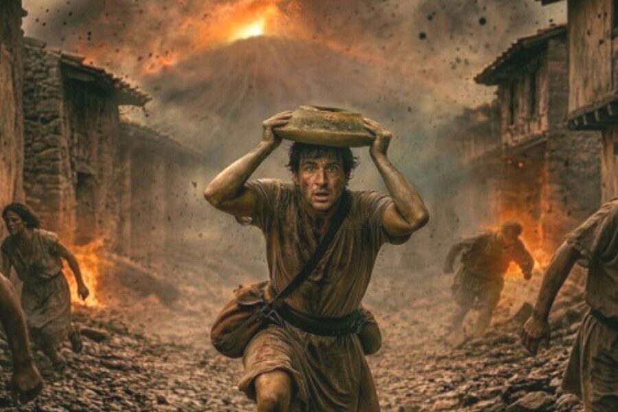 DI atkurtas Pompėjos vaizdas