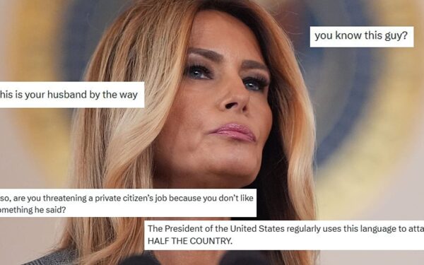 Melania Trump kritika komikui Jimmy’iui Kimmel’ui internete sukėlė audrą: gavo galingą atkirtį
