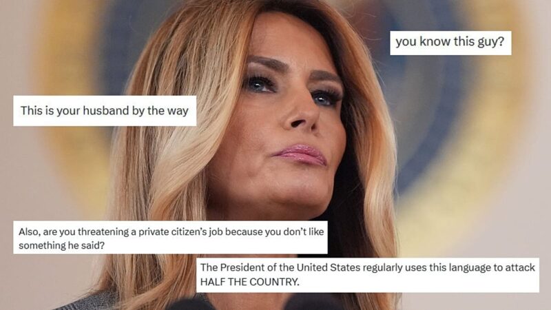 Melania Trump kritika komikui Jimmy’iui Kimmel’ui internete sukėlė audrą: gavo galingą atkirtį