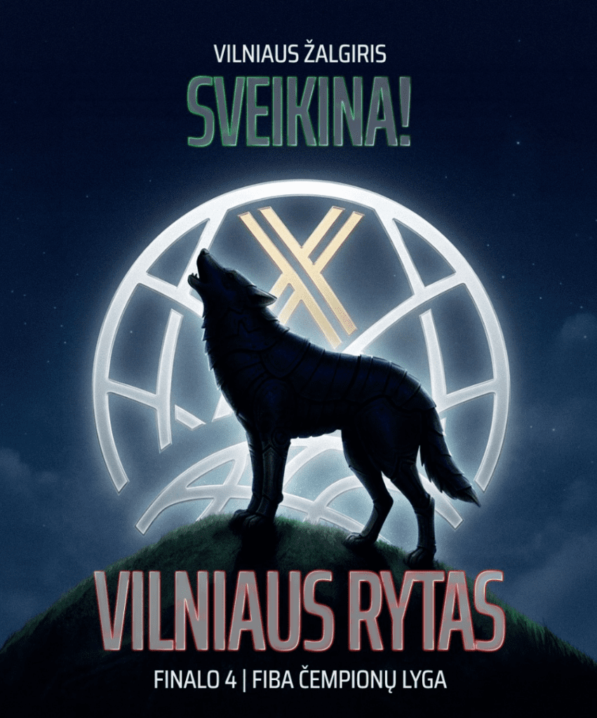 Vilniaus „Žalgiris“ sveikinimas. „Facebook“ įrašas