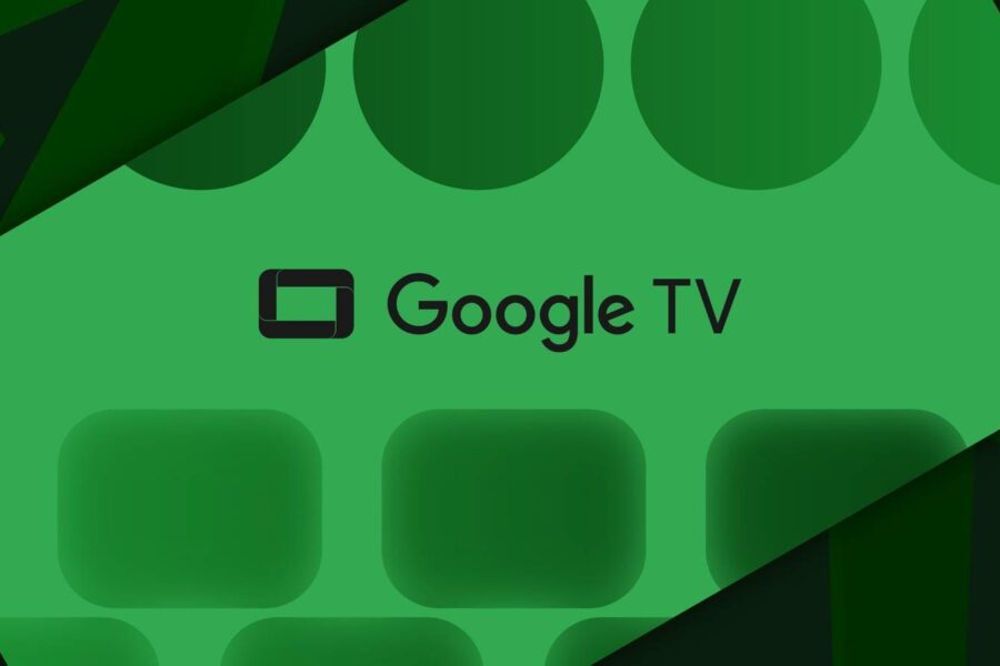 Google TV logo.
