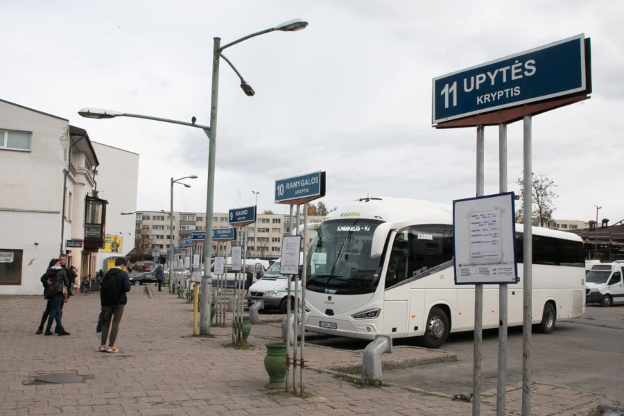 Senoji Panevėžio autobusų stotis. ELTA / Dainius Labutis
