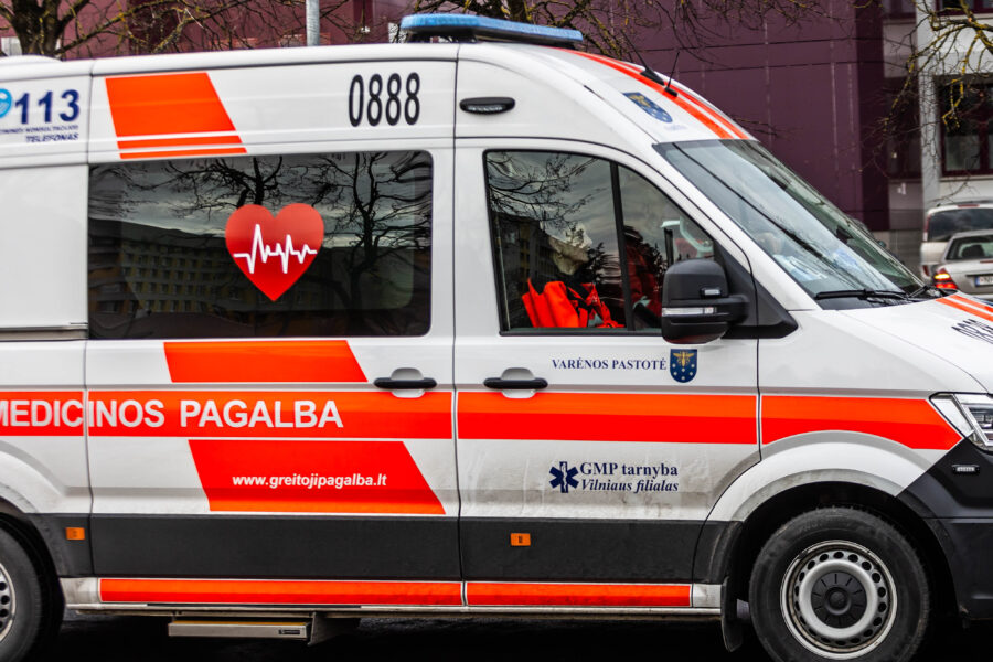 Greitosios medicinos pagalbos automobilis. ELTA / Dainius Labutis nuotr.