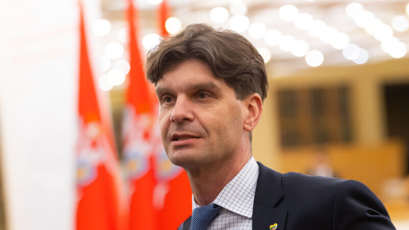 Politinis susidūrimas: Vėgėlė kritikuoja frakciją, tuo metu siūloma jam trauktis