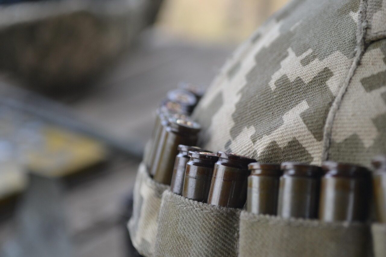 Karys su amunicija. Pixabay nuotr.