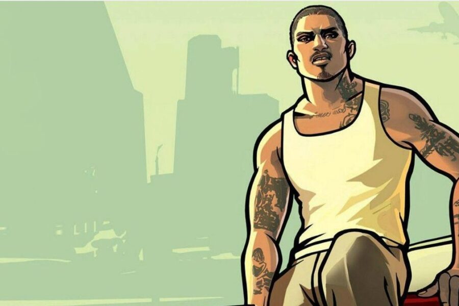 GTA žaidimas.