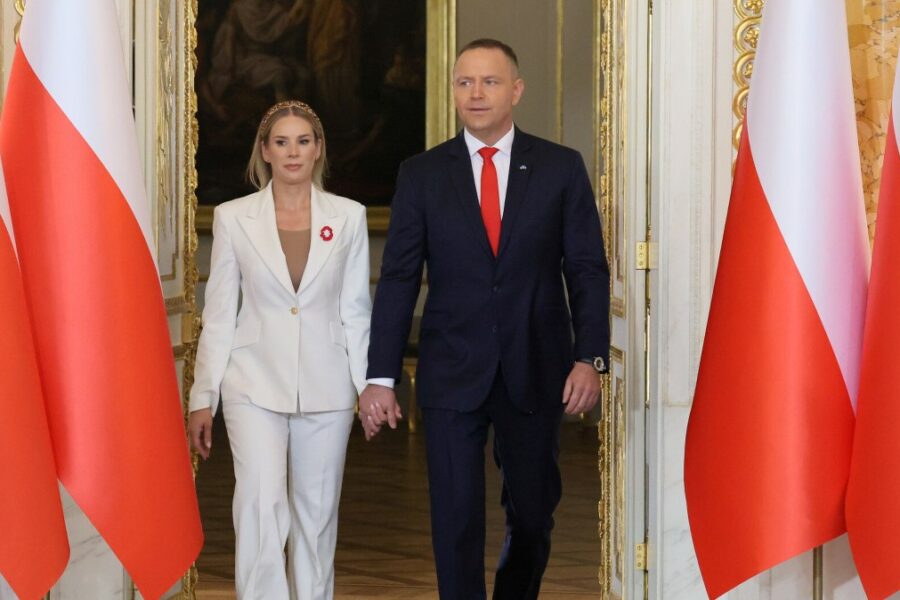Lenkijos prezidento žmona Marta Navrocka.