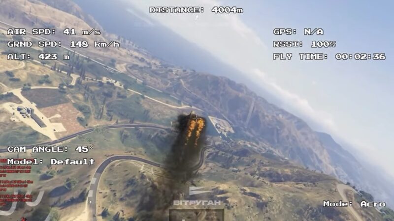 „GTA 5“ virto karo mokymų platforma: ukrainiečiai ruošiasi FPV atakoms virtualiai