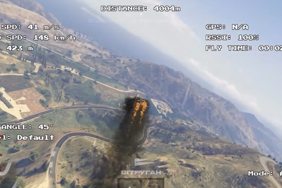 „GTA 5“ virto karo mokymų platforma: ukrainiečiai ruošiasi FPV atakoms virtualiai