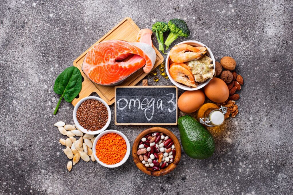 Omega-3 gausus maistas. Canva nuotr.