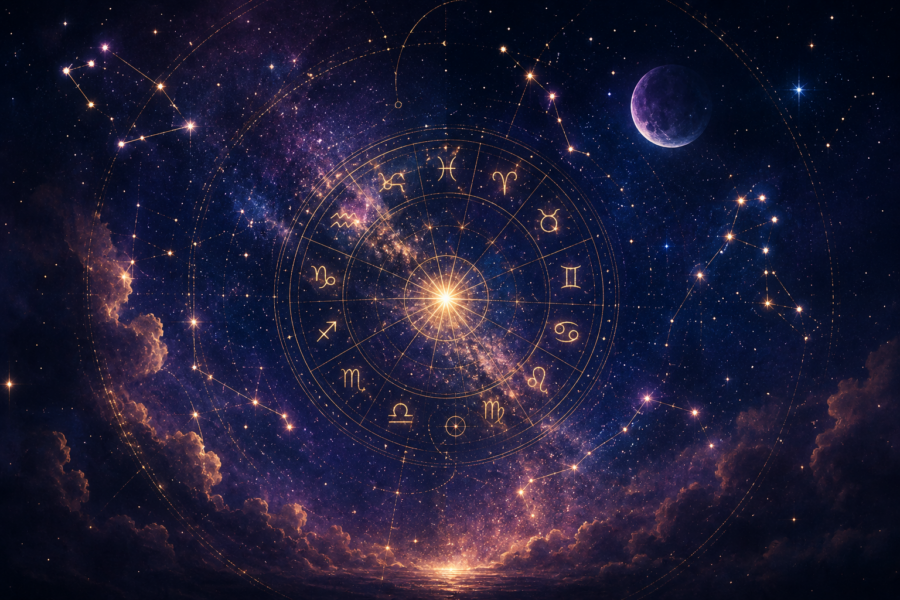 Astrologija. DI sugeneruota nuotr.