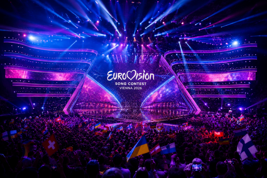 Eurovizija. DI sugeneruota nuotr.