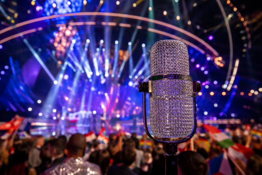 Eurovizija. DI sugeneruota nuotr.