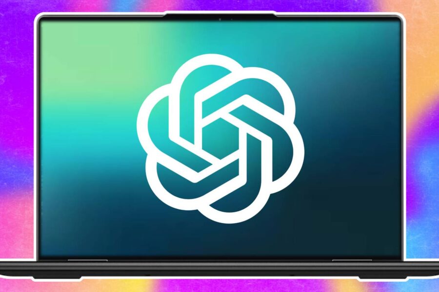 Open AI logotipas.