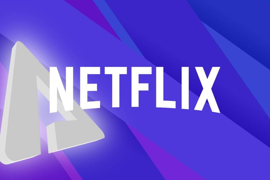 Netflix logo.