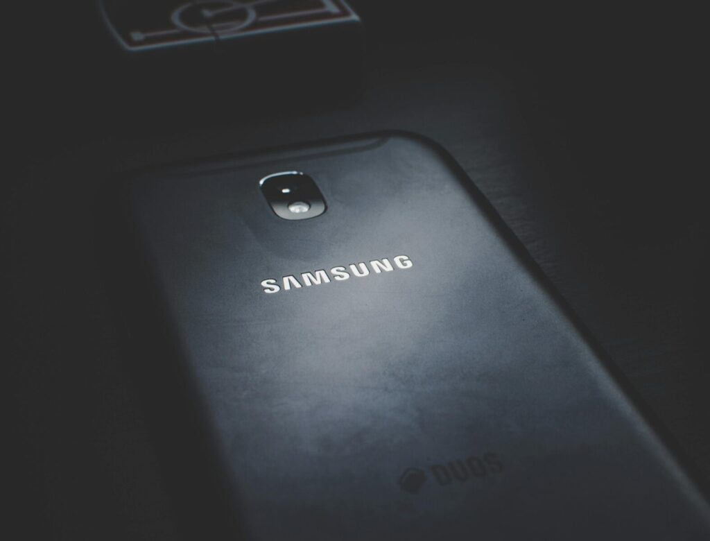 Samsung logotipas. Pexels nuotr.