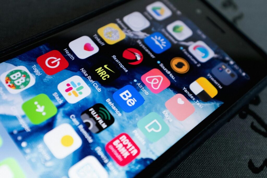 Telefono programėlės. Pexels nuotr.