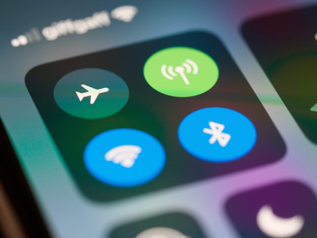 Wi-Fi ryšys lėktuve. Pexels nuotr.