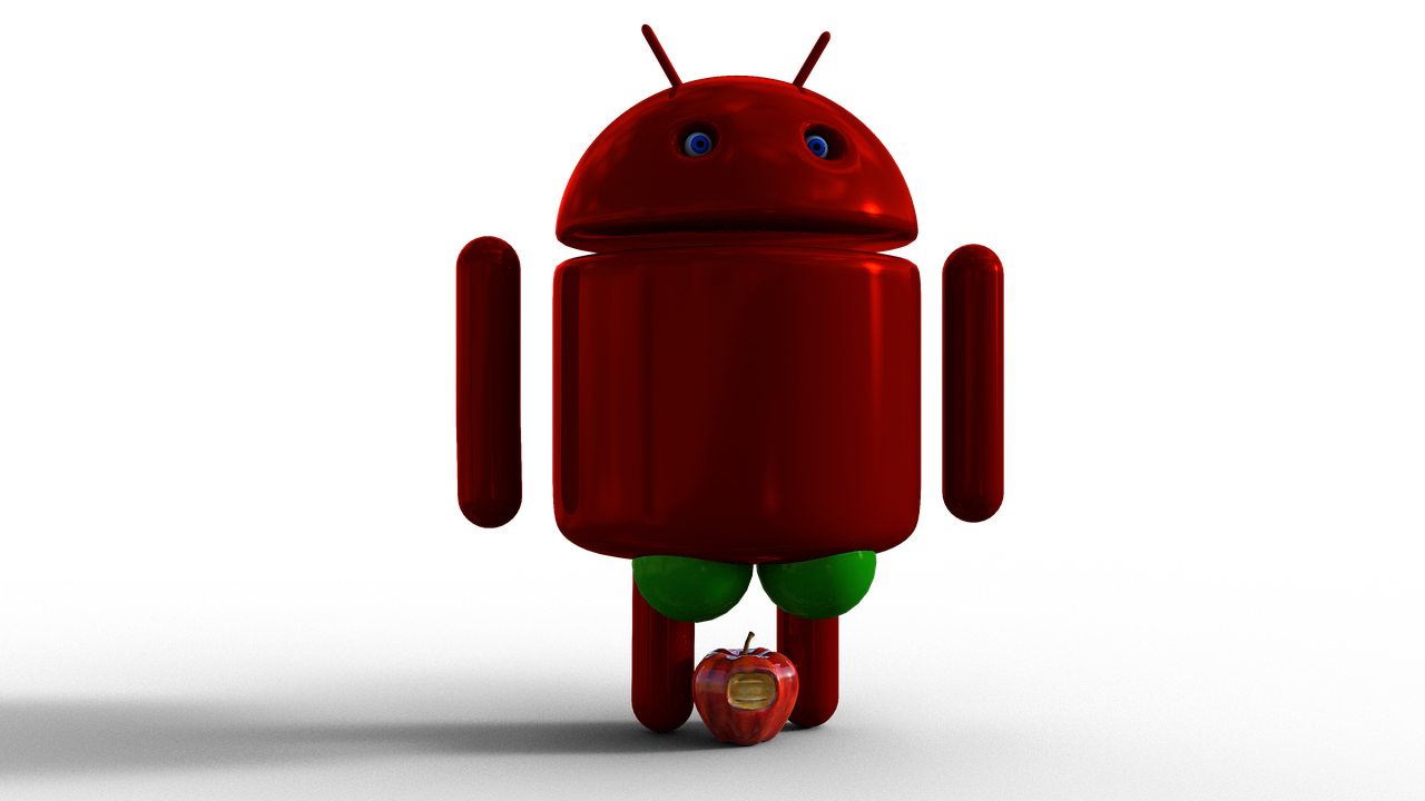 Android ir Apple. Pixabay nuotr.