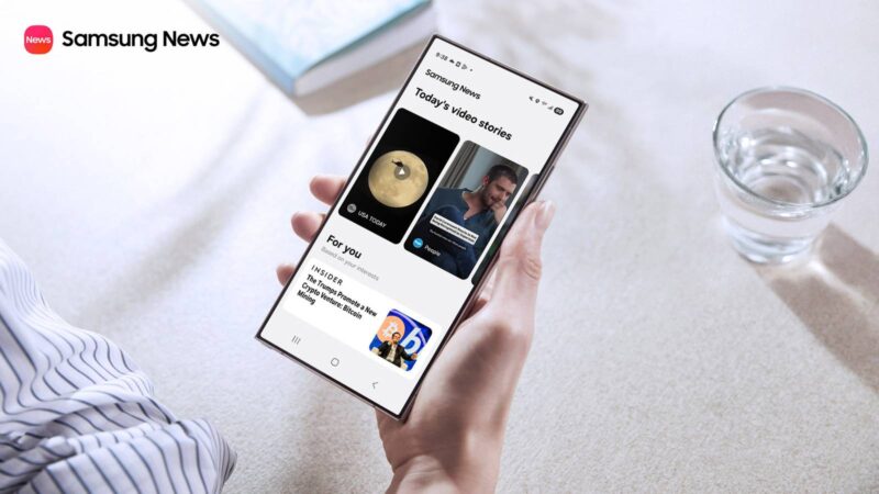 „Samsung“ žengia į „TikTok“ teritoriją: naujienas dabar rodys trumpais vaizdo klipais