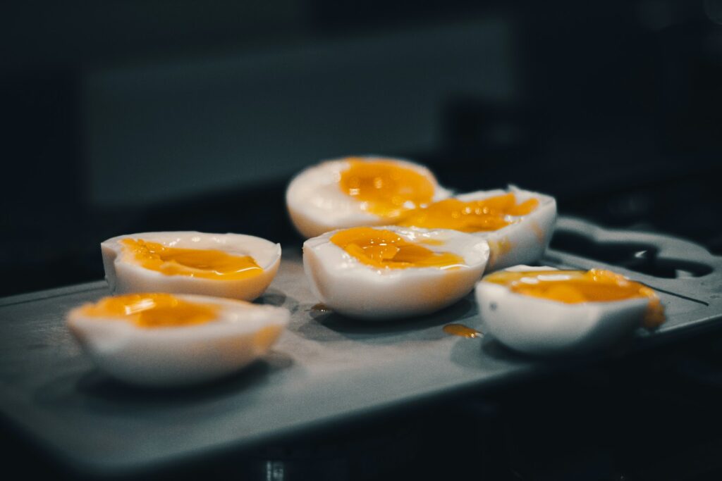 Virti kiaušiniai. Unsplash nuotr.
