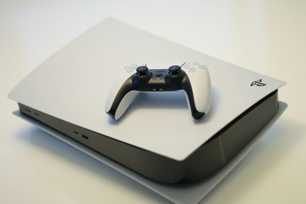 „PlayStation“ kompiuteris. Unsplash nuotr.