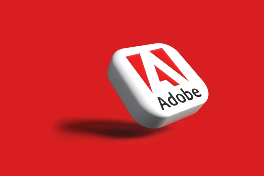 Adobe logotipas. Unsplash nuotr.