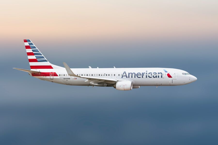 „American Airlines“ lėktuvas. Unsplash nuotr.