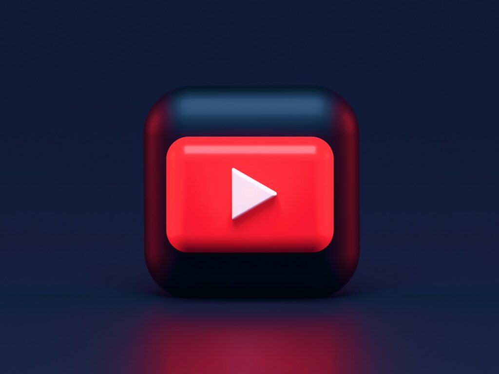 Youtube logotipas. Unslash nuotr.
