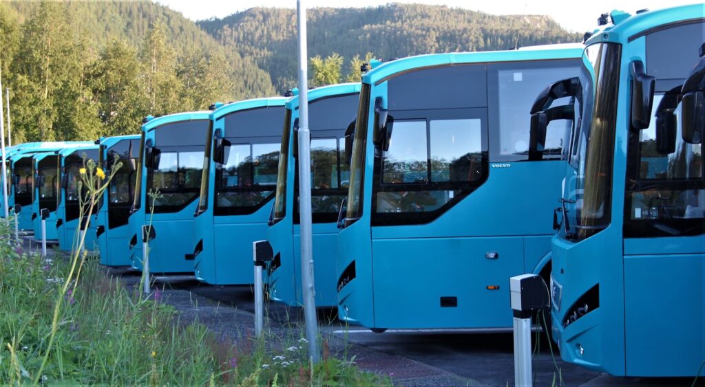 Autobusai. Pexels nuotr.