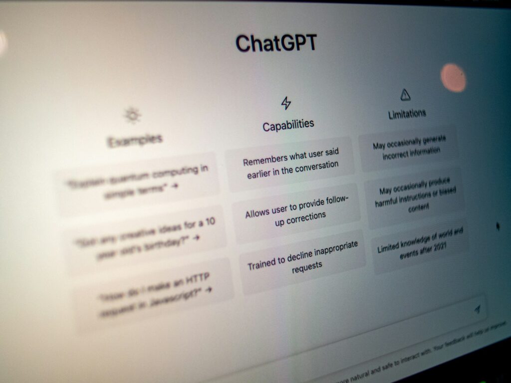 ChatGPT. Unsplash nuotr.