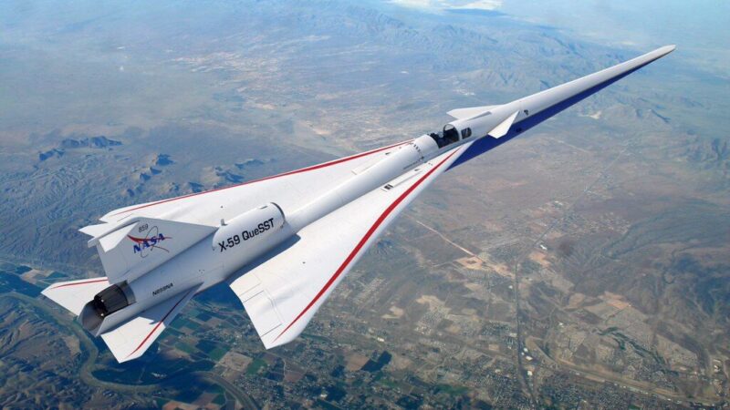 Dešimtmečius trukęs apribojimas gali būti perrašytas: NASA X-59 pirmą kartą skrido greičiau už garsą